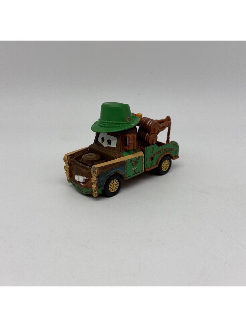 Disney Pixar Cars 2 Materhosen Mater Green Hat MISSING Feather